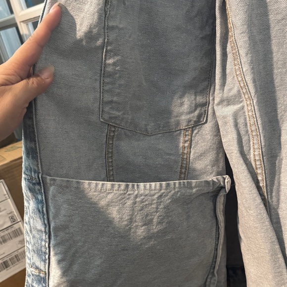 Size 3X Wild Fable Medium Wash Denim Jacket - Picture 5 of 6